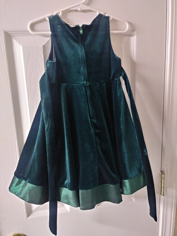 REDUCED Rare Editions Green Velvet Dress With Rhinestones Toddler Size Size 3T Etsy UK