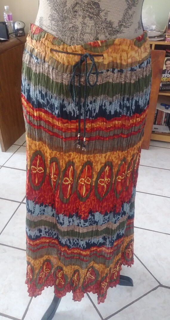 REDUCED*******Vintage 70's Gypsy Hippie Boho Maxi… - image 3