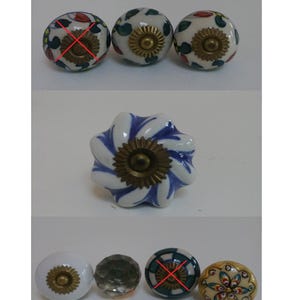 Pomos decorativos vintage // Tiradores para cajones de armarios y mueble de baño ***LISTADO PARA UN POMO***