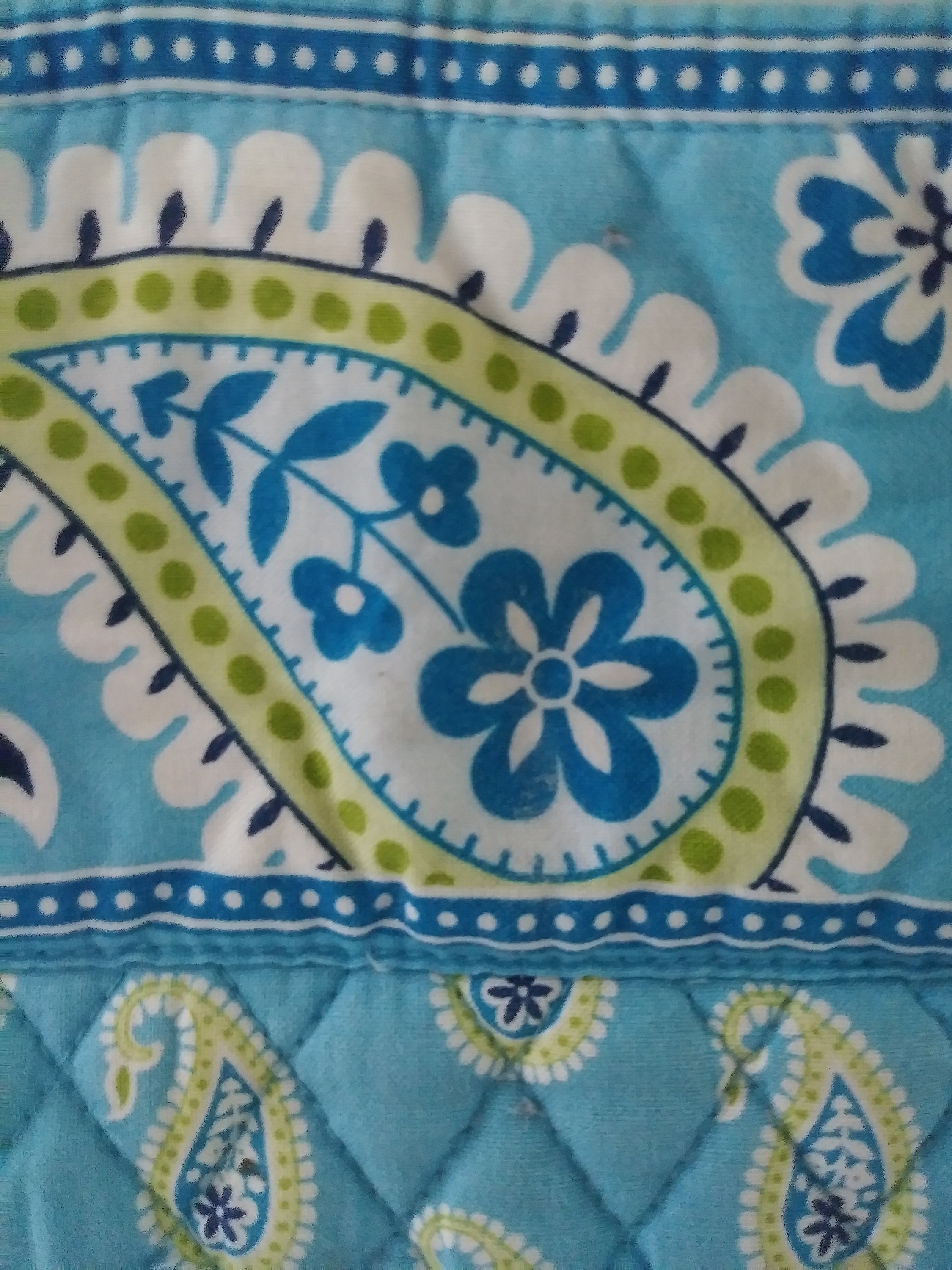 REDUCEDVera Bradley Retired Pattern Blue/Green Paisley Etsy