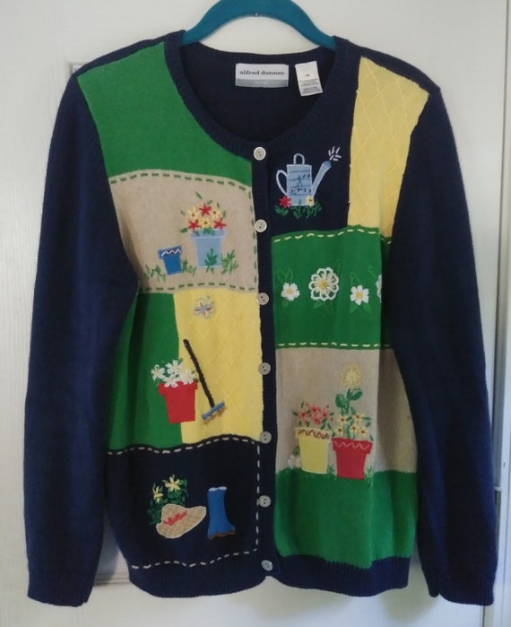 Alfred Dunner Sweater Cardigan 