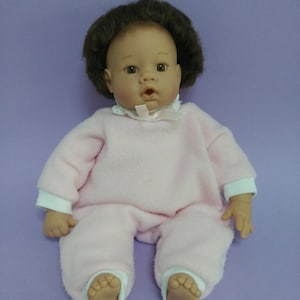 2000 Lee Middleton Doll by Reva 13&quot; // Brown Eyes Thumb Sucker Baby Doll