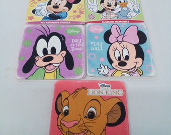 Vintage Disney Character Board Books with Foam Covers