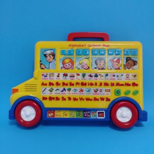 REDUCED ***** Alphabet School Bus Learning Toy Interactive