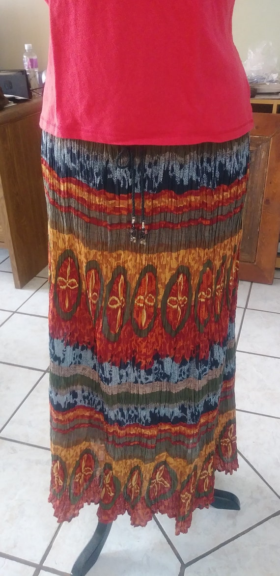 REDUCED*******Vintage 70's Gypsy Hippie Boho Maxi… - image 2