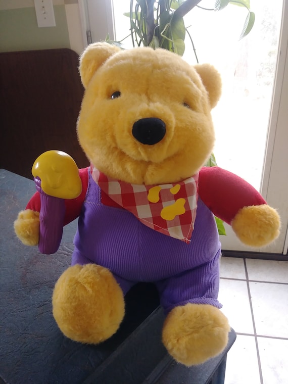 talking winnie the pooh plush toy