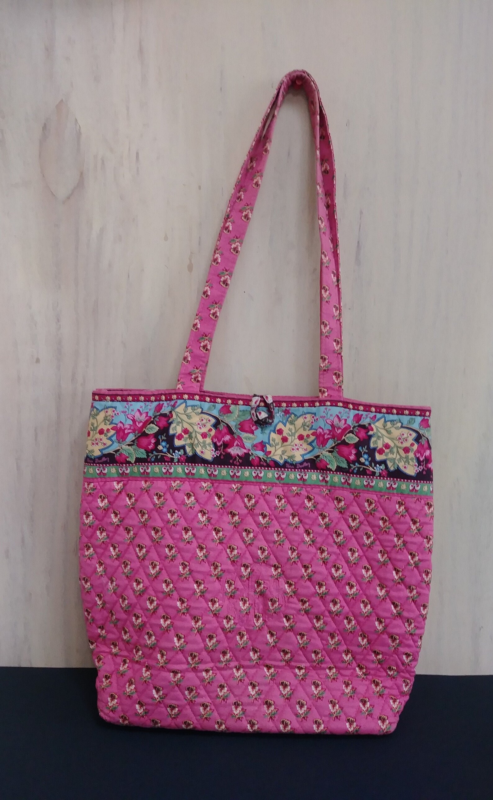 Vintage Vera Bradley Pink Pansy Shoulder Bag / Purse Floral | Etsy
