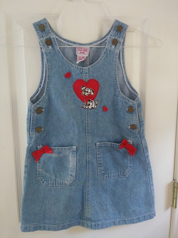 girls jean jumper