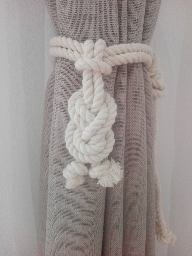 Nautical Curtain Tie Backs Nursery Curtain Tiebacks Nautical Etsy