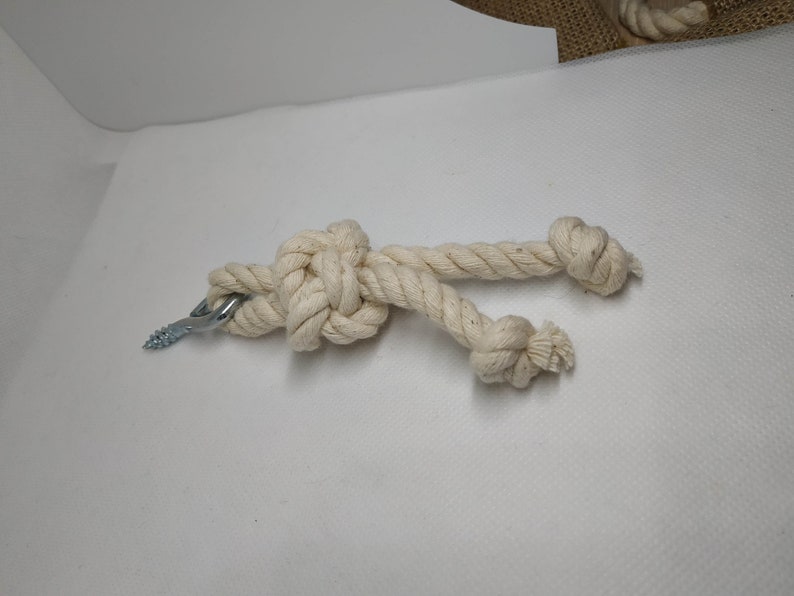 Rope Drawer Handle Jute or Cotton Knobs Nautical Etsy