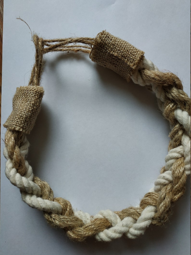 Jute and Cotton Rope Curtain Tie Backs Nautical Tiebacks Etsy