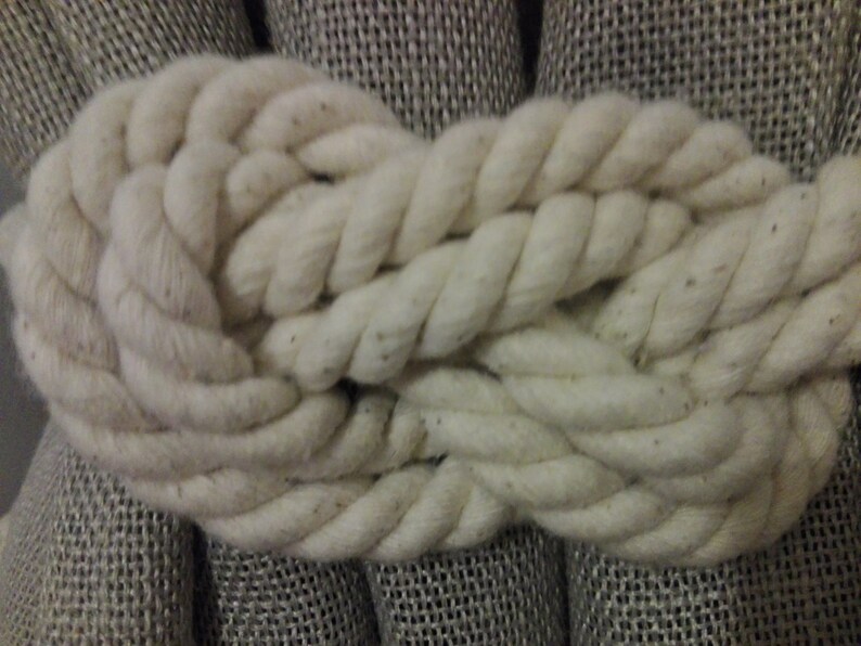 Rope Curtain Tie Backs Nursery Curtain Gypsy Décor Boho Rope Etsy