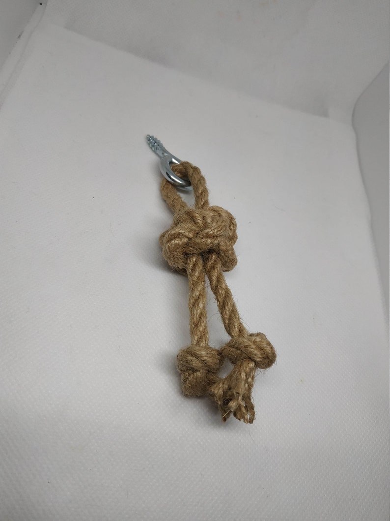 Rope Drawer Handle Jute or Cotton Knobs Nautical Etsy