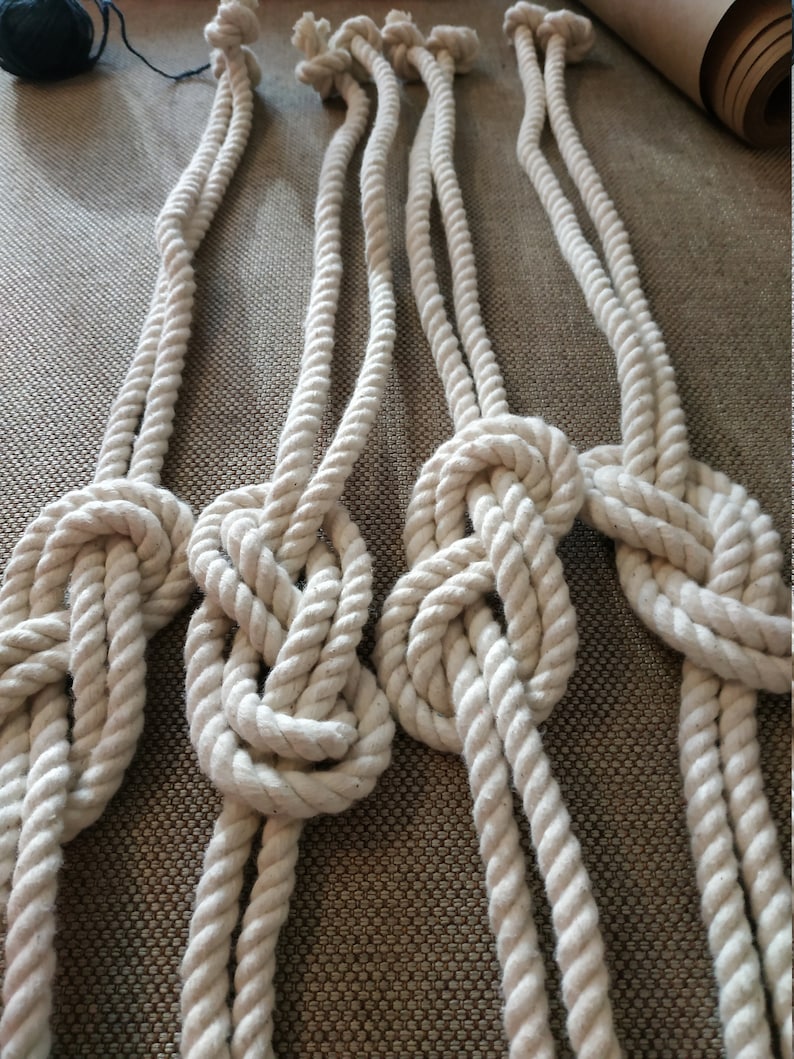 Rope Curtain Tie Backs Nursery Curtain Gypsy Décor Boho Rope Etsy