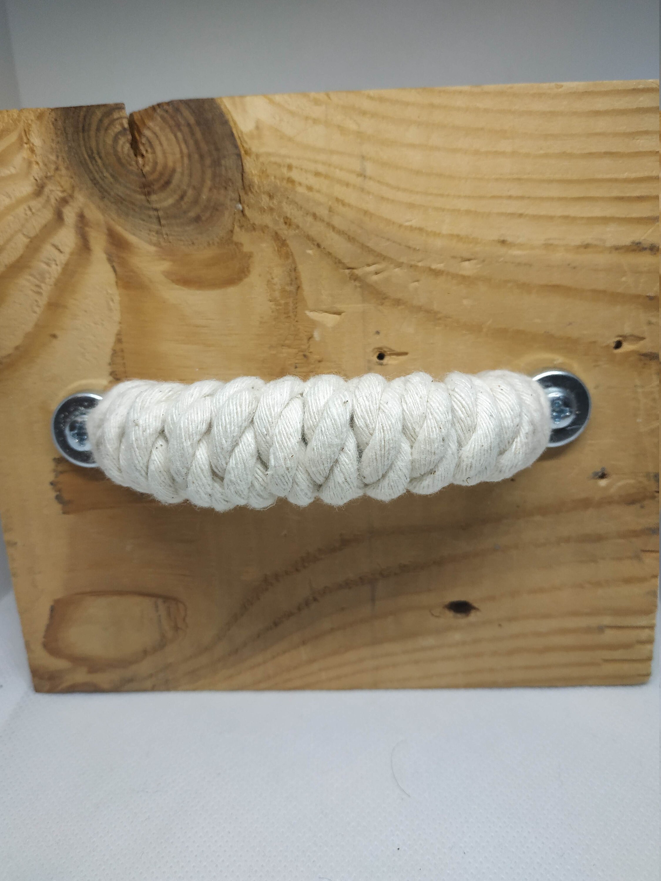 Rope Drawer Handle Cotton Knobs Nautical Decor Etsy