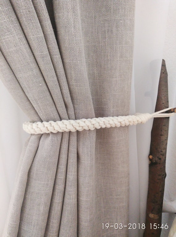 Curtain Tiebacks Nautical Curtain Tie Backs Nursery Curtain Etsy