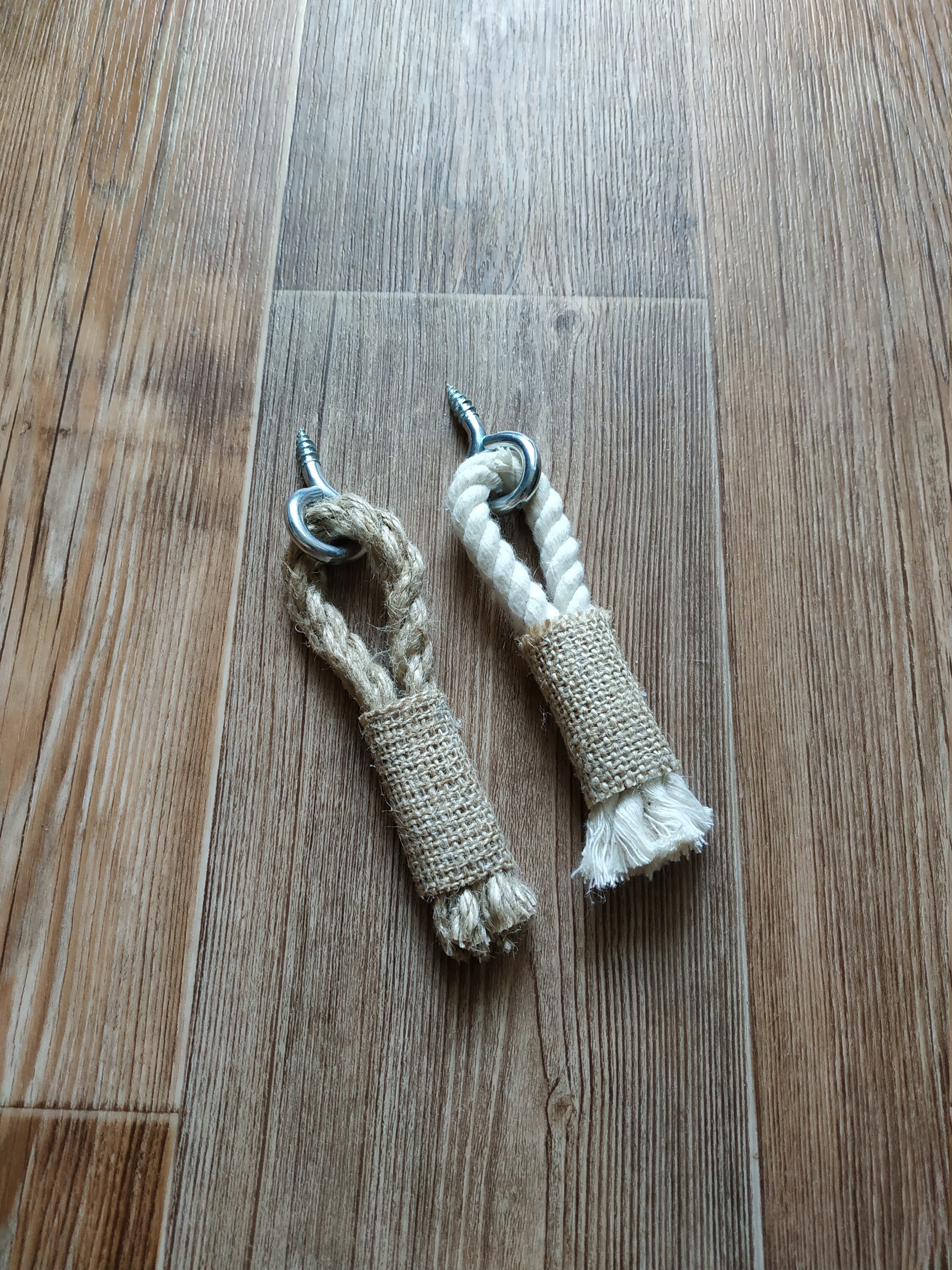 Rope Drawer Handle Jute or Cotton Knobs Nautical Etsy