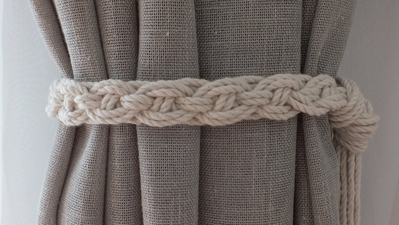 Curtain Tie Back Nursery Curtain Gypsy Decor Boho Etsy