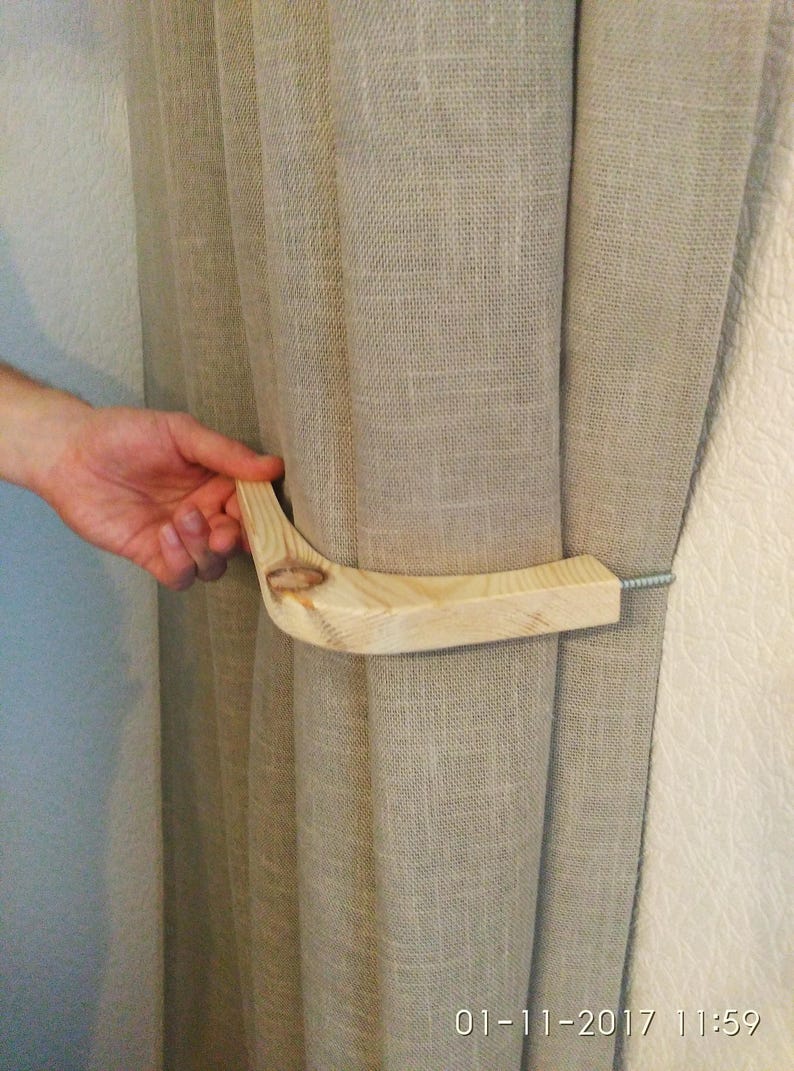 Curtain Tie Back Hooks Curtain Tie Backs Gypsy Décor Boho Etsy