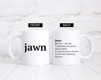 Jawn, Jawn Mug, Philadelphia, Father's Day Gift, Philly, Philly Gift, Gift for Son, Funny Father's Day, Graduation Gift, Philadelphia Eagles