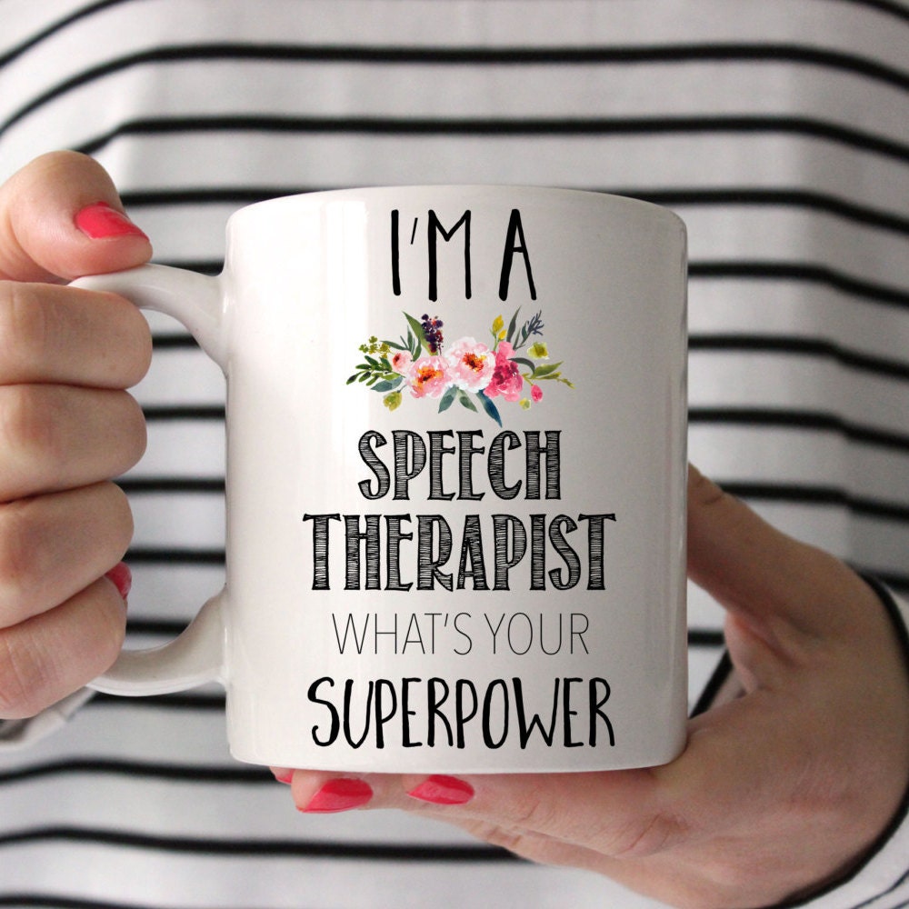 Speech Therapy Speech Therapist Mug SLP Gift Gift for Etsy
