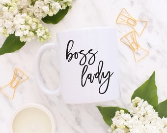 Boss Lady Mug, Girl Boss Mug, Office Mug, Funny Mugs, Best Friend Gift, Gift for Boss, Boss Lady Mug Gift for Coworker