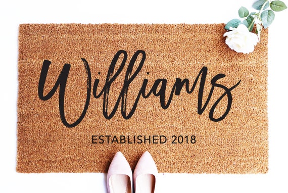 Custom Doormat, Fall Doormat, Door Mat, Fall Decor Newly Weds Gift, Personalized Doormat, Housewarming gift, Funny Doormat, Custom Mat