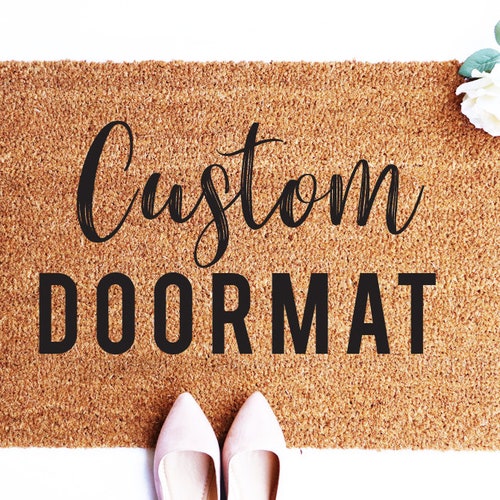 Custom Doormat Personalized Housewarming Gift New Home Gift Etsy