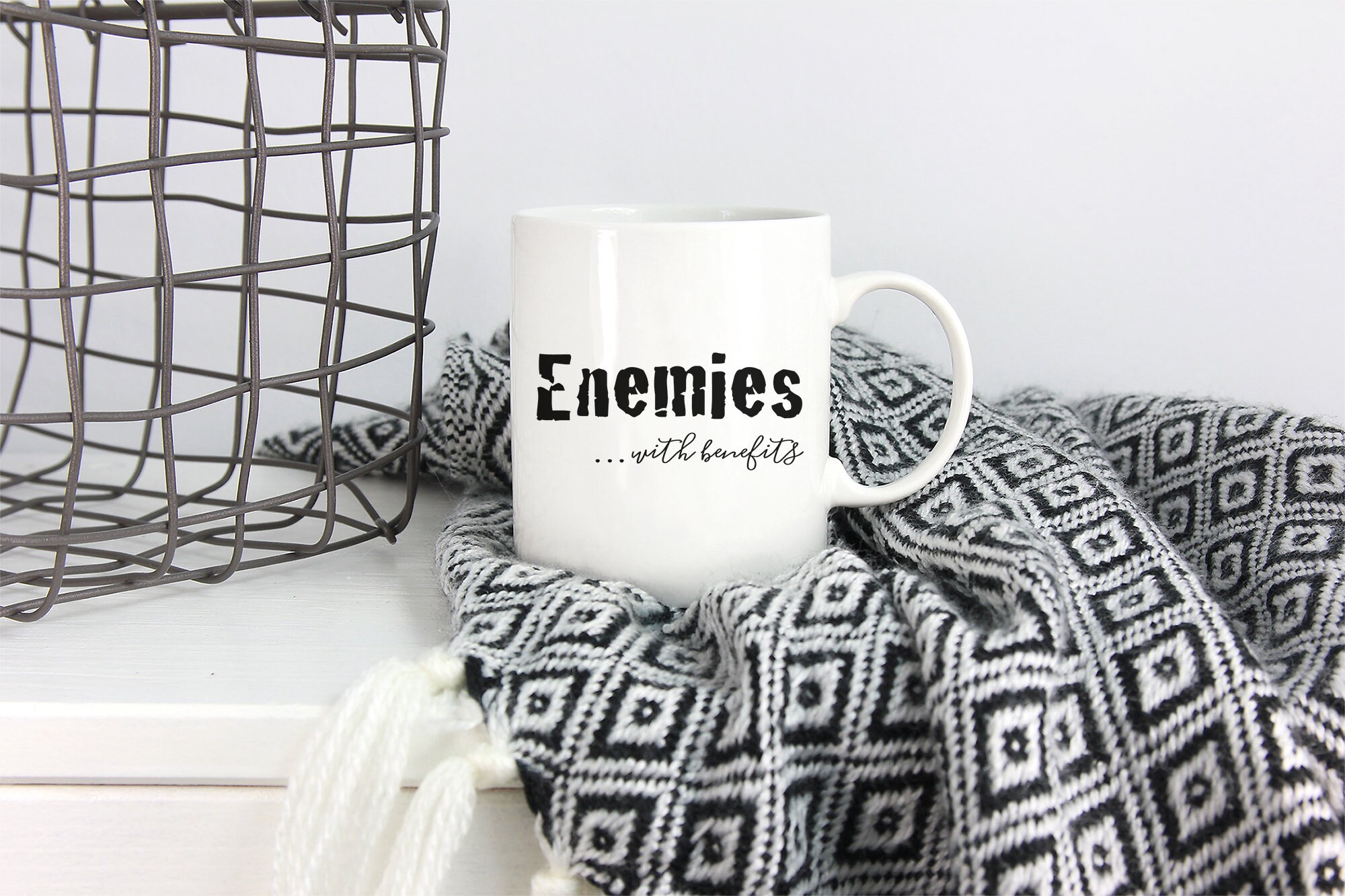Enemies With Benefits Mug Cute Mug Dating Mug Casual Etsy