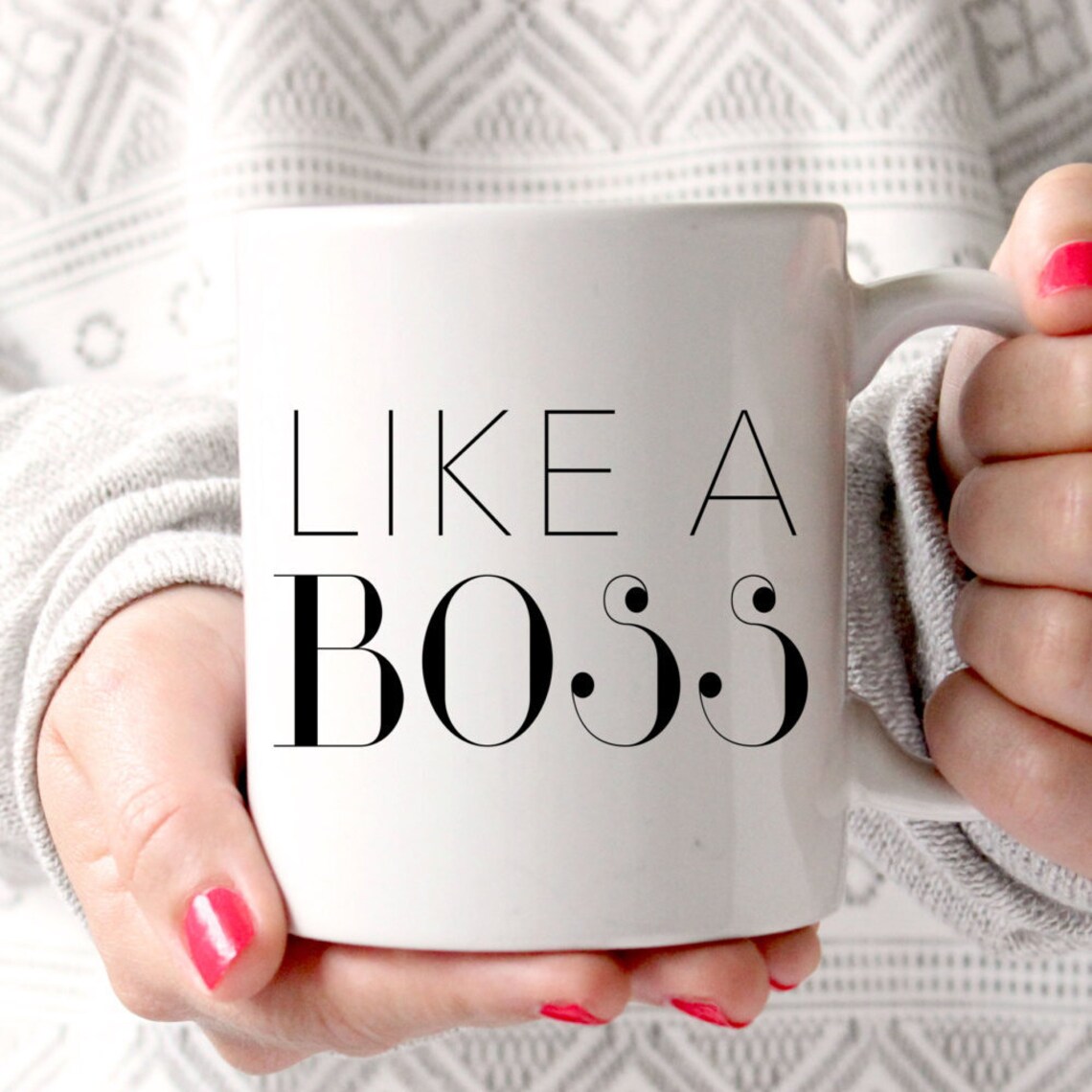 Boss Mugs Girl Boss Mug Like a boss mug Office Mug Funny Etsy