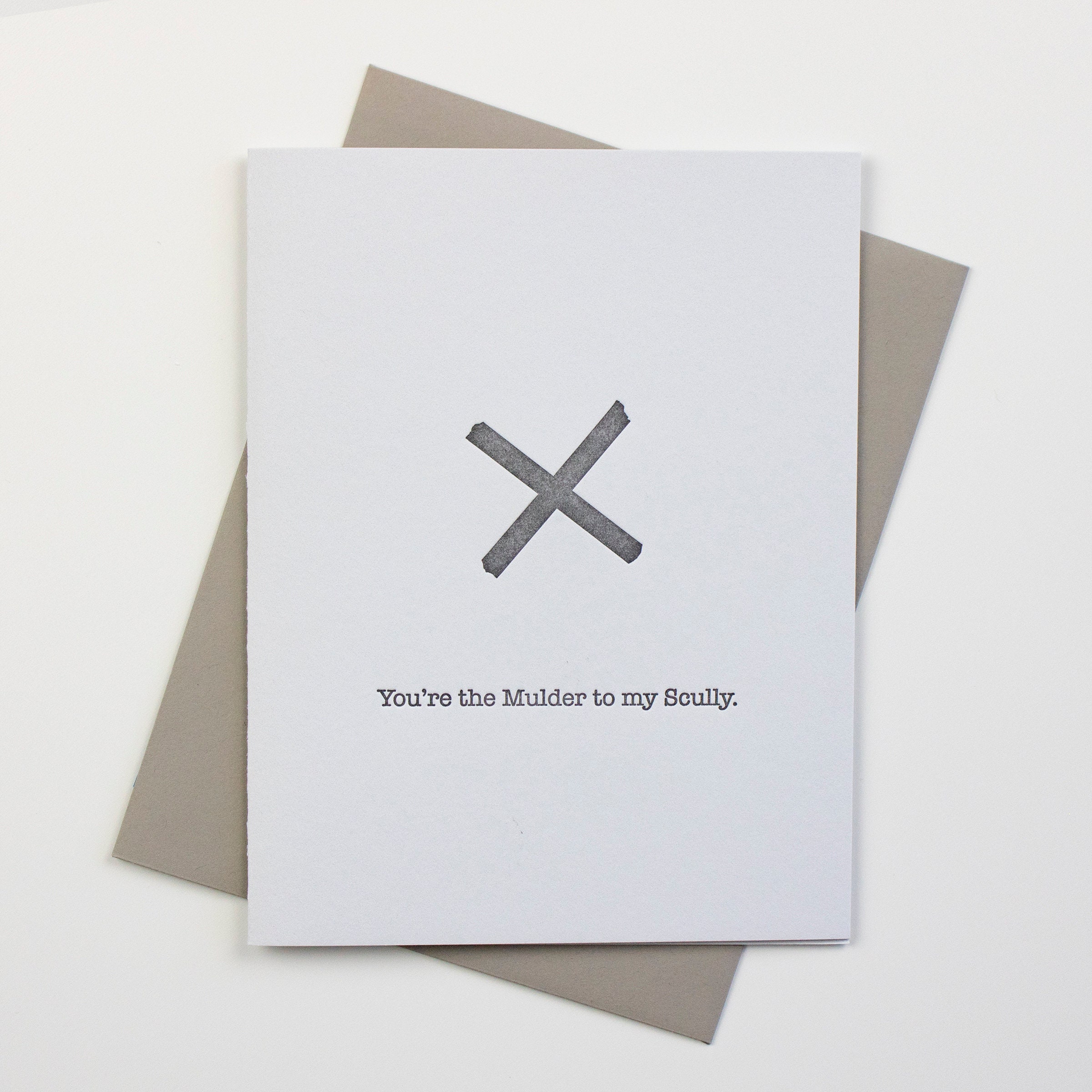 X-Files Card / Geeky Love Card / Anniversary Card / Friendship Card /…