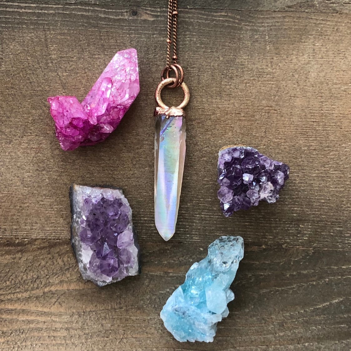 angel aura quartz pendant angel aura quartz pendant