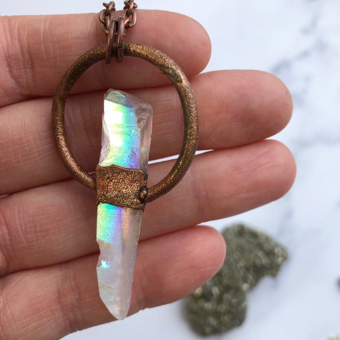 angel aura quartz man made angel aura quartz man made