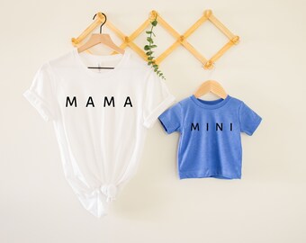 MINI Toddler Tee, Mommy and Me Shirts, mama and mini tshirt, Mothers Day gift, Gift for Mom,