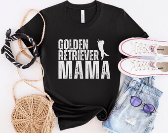Golden Retriever Mama T-Shirt Dog Mom TShirt Golden Retriever Mom Shirt Dog Mom Shirt Dog Mom Gift Golden Retriever Gift Golden Mama Shirt