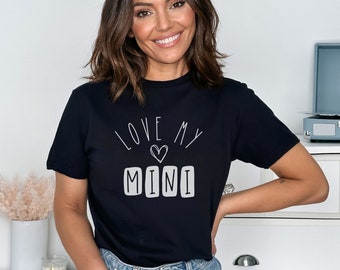 Love My Mini Shirt, Mom TShirt, Mama Tee, Mommy and Me Shirts, Matching Mom Kid Shirts, Mothers Day Gift, Gift for Mom