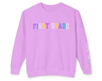 Teacher Appreciation Gift, Classroom Apparel, School Staff Clothing, Educator Pullover, Back to School Crewneck Sweatshirt