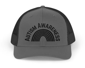 Autism Awareness Trucker Hat, Autism Dad Hat, Autistic Support Hat, Autism Mom Hats Autism Awareness Teacher Hat