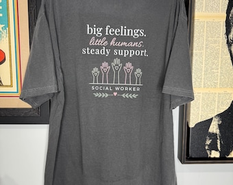 Social Worker Shirt, School Social Worker Tee, Therapist Shirt, Mental Health Professional Gift, Comfort Colors Shirt