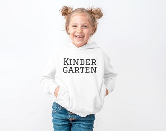 Kindergarten Shirt Toddler Pullover Kids Fleece Hoodie Children’s Hoodie New Kindergartener Shirt Kids Shirt Child Shirt Starting School