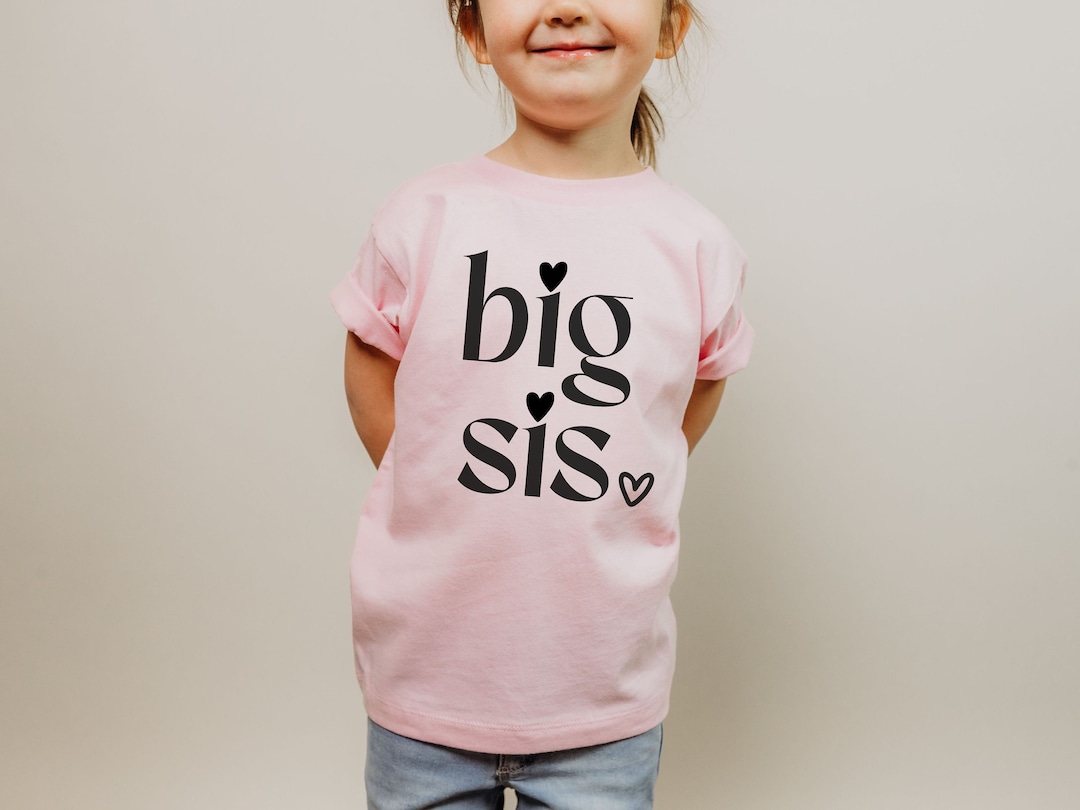 Big Sis Shirt Big Sis Tee Toddler Big Sister Shirt Big Sister Shirt Big