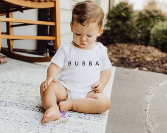 Bubba Baby Bodysuit Mommy and Me Shirts Mothers Day Gift Bubba Baby Shirt Mama and Bubba Shirts Pregnancy Announcement Pregnancy Reveal