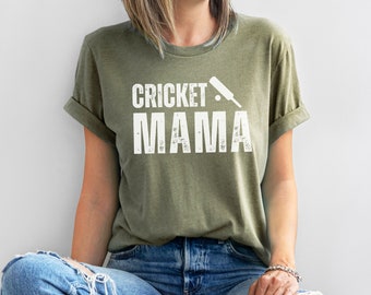 Cricket Mama Shirt Cricket Mom Shirt Cricket Mom TShirt Cricket Shirt for Women Gift for Cricket Mom Grunge Cricket Mama Shirt Mom Gift