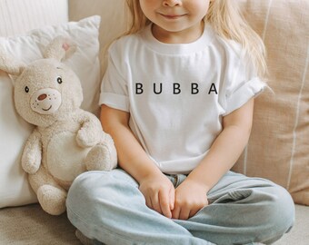 Bubba Toddler Tee Bubba Toddler Shirt Mama and Me Shirt Mommy and Me Shirts Cute Toddler Shirt