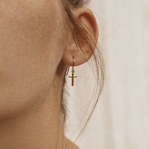 cross earrings