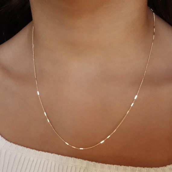 Special Kette Stäbchen | gold und silber