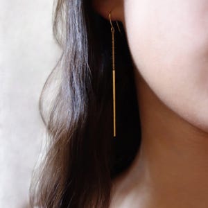 Orecchini a Y | oro e argento