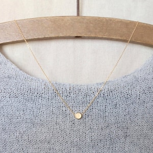 Minimalist necklace | gold and silver