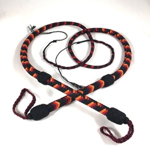 Play Whip, 3 Foot 12 Plait Nylon - Made to Order