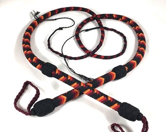 Play Whip, 3 Foot 12 Plait Nylon - Made to Order